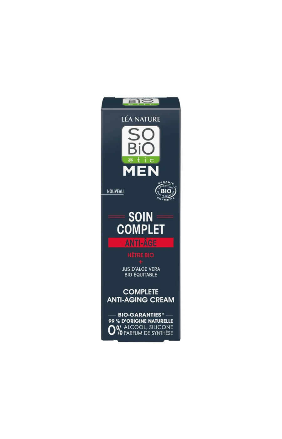 Soin complet anti-âge bio - Hêtre - Visage - Homme