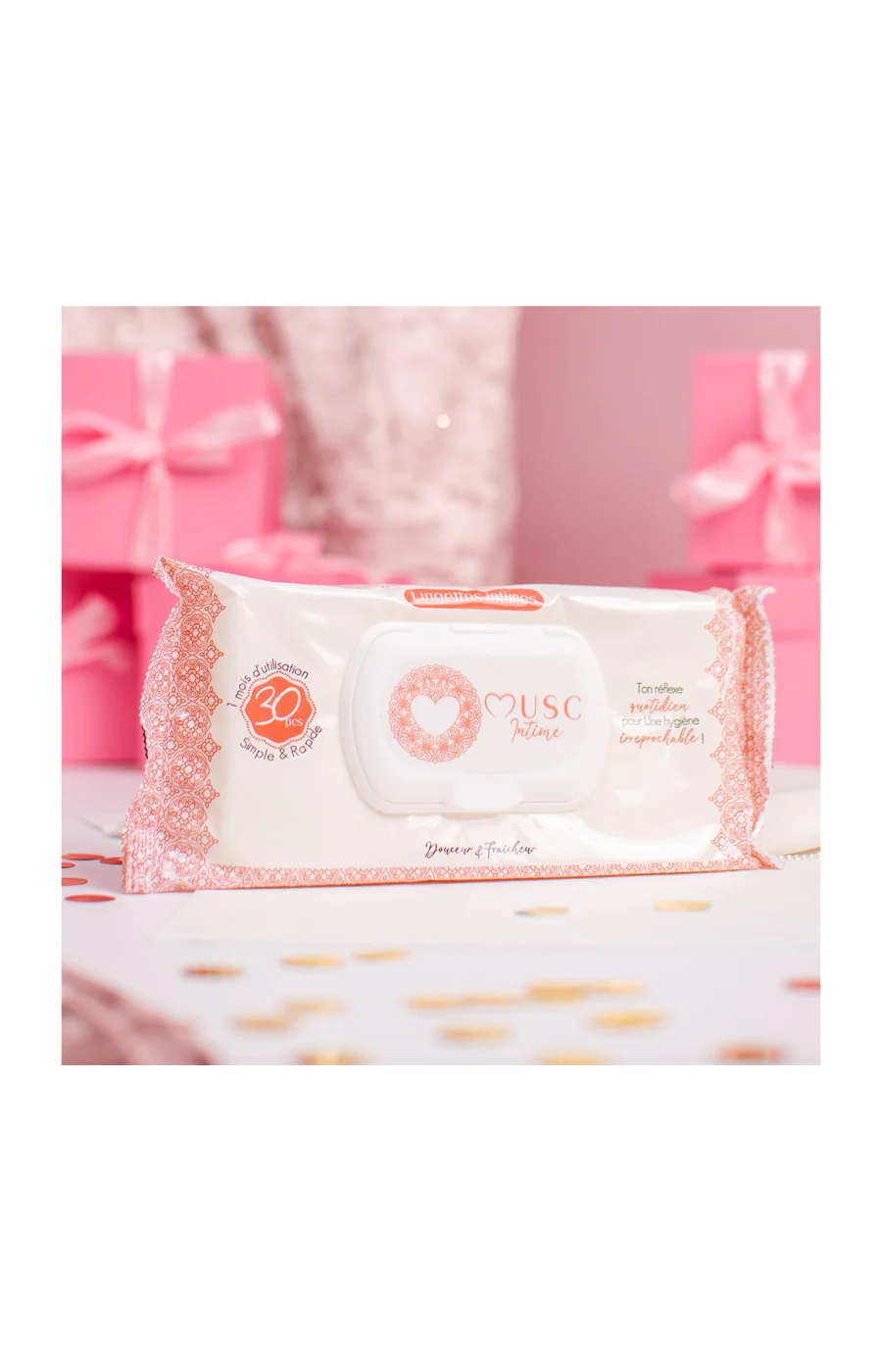 Lingettes intimes - Hot Peach - 3 x 30 unités - Image 2