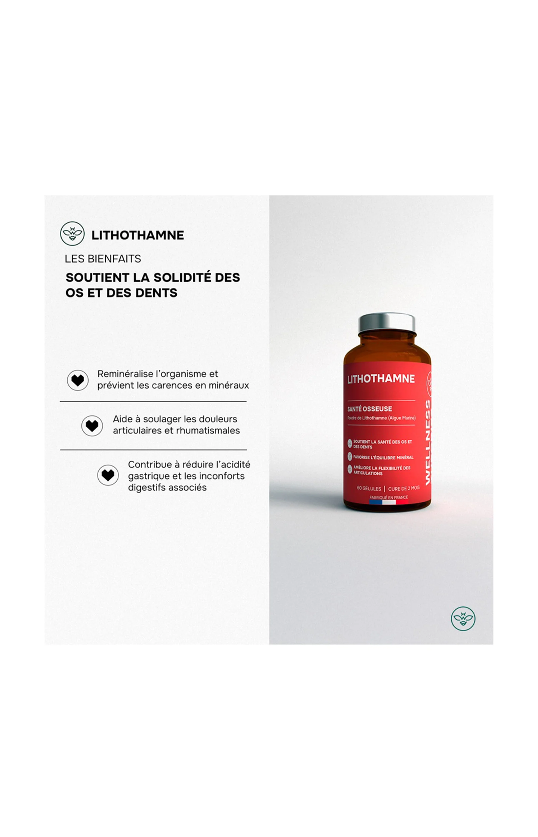 Cure santé osseuse - Lithothamne - 1 mois - Image 4