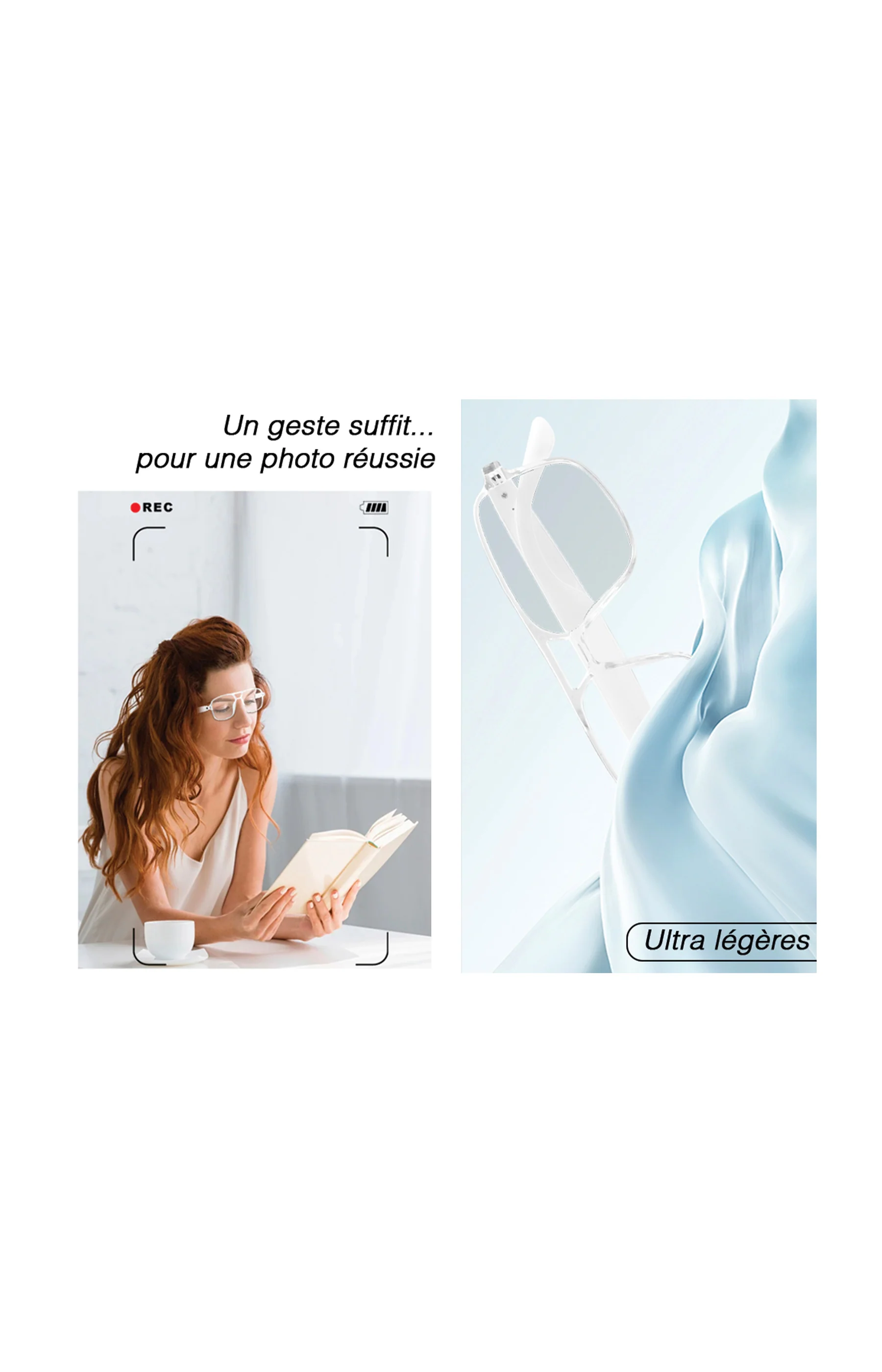 Lunettes connectées - Sharp - Blanc - Image 2