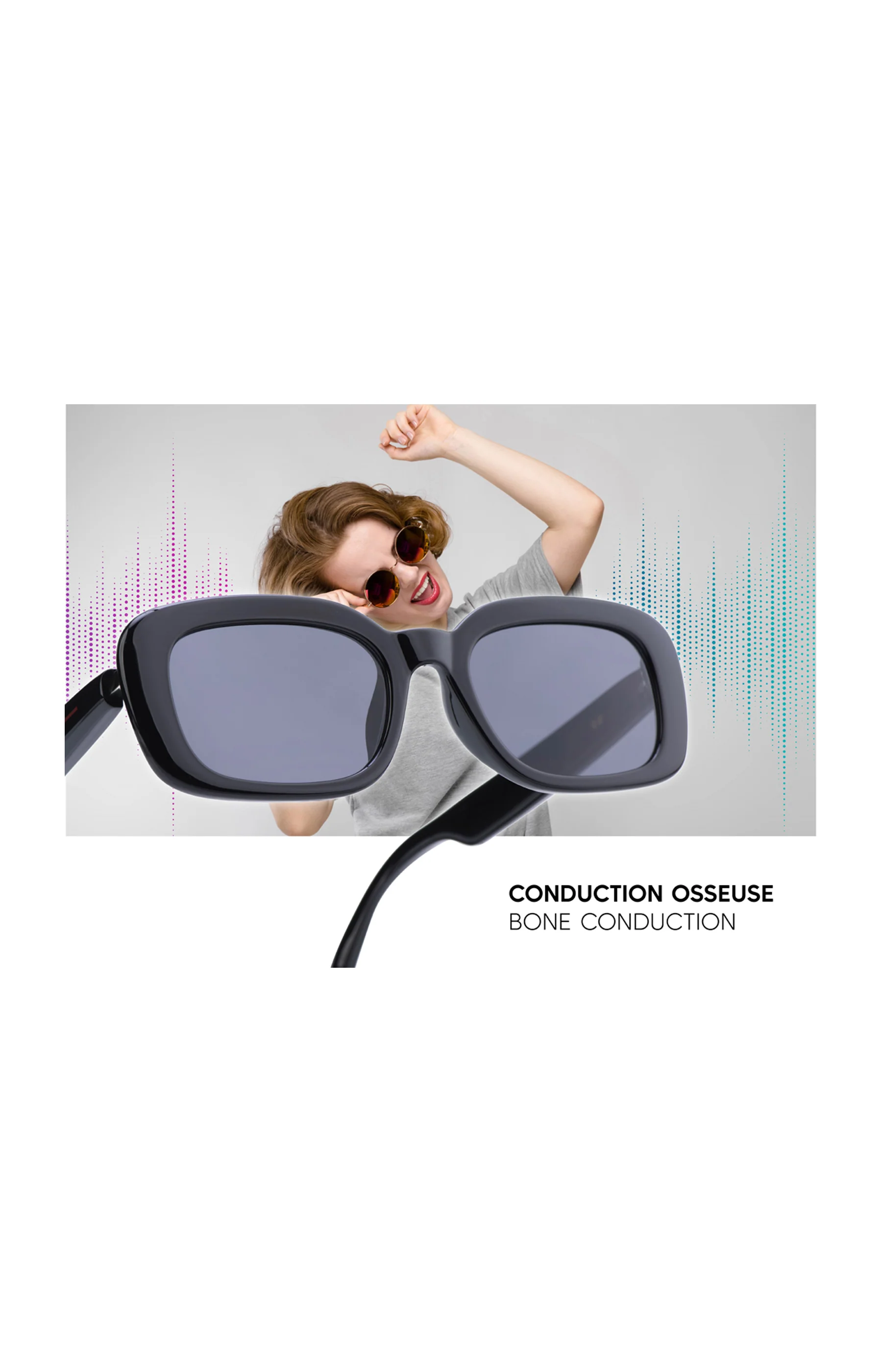 Lunettes connectées – Modèle Mira - Noir - Image 3