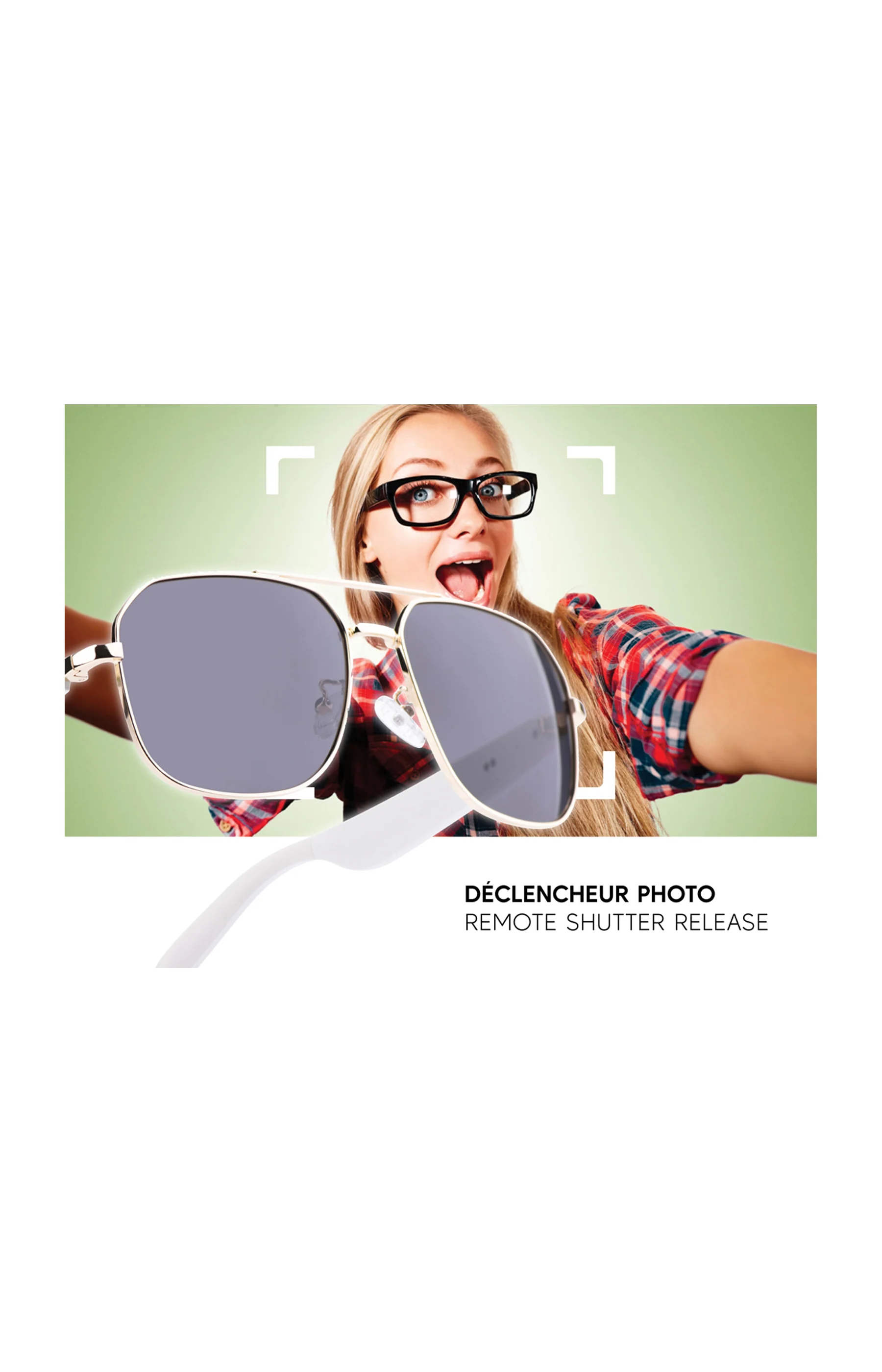 Lunettes connectées – Modèle Thalos - Blanc - Image 4