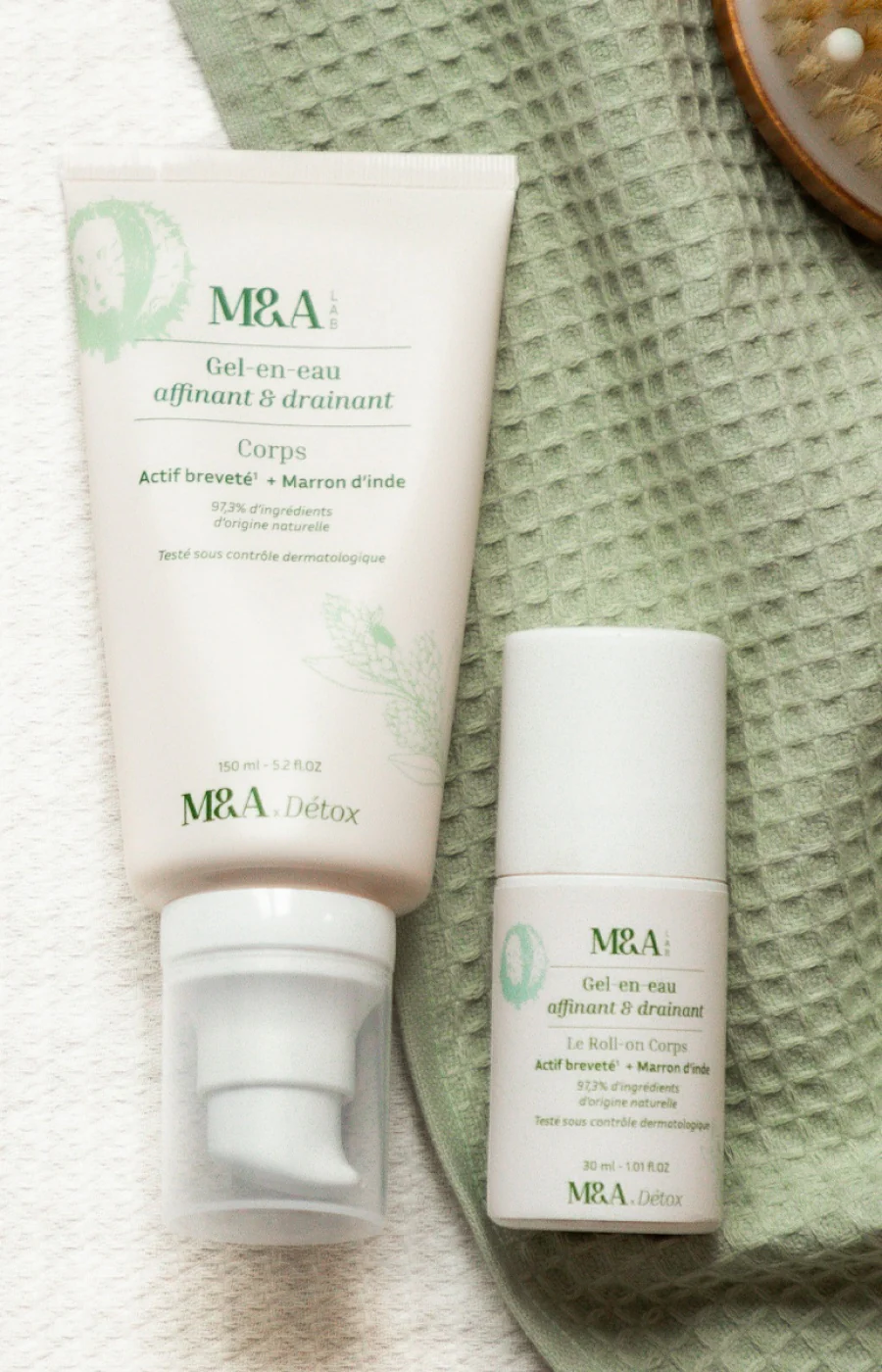 Gel & roll-on affinant et drainant - Corps - Image 2