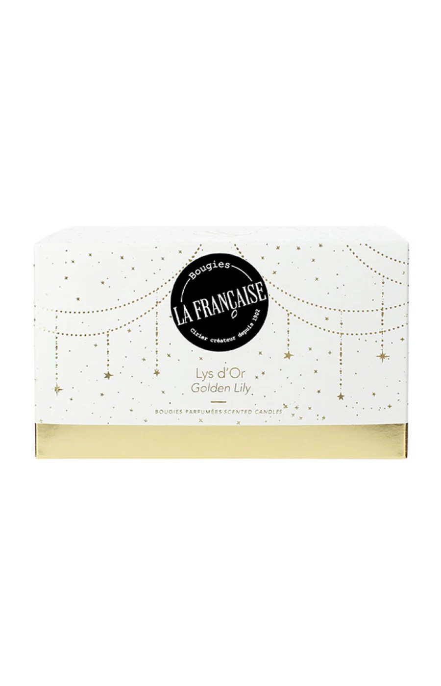 Coffret bougies - Les Précieux Lys d'Or - 2 x 70 g - Image 2