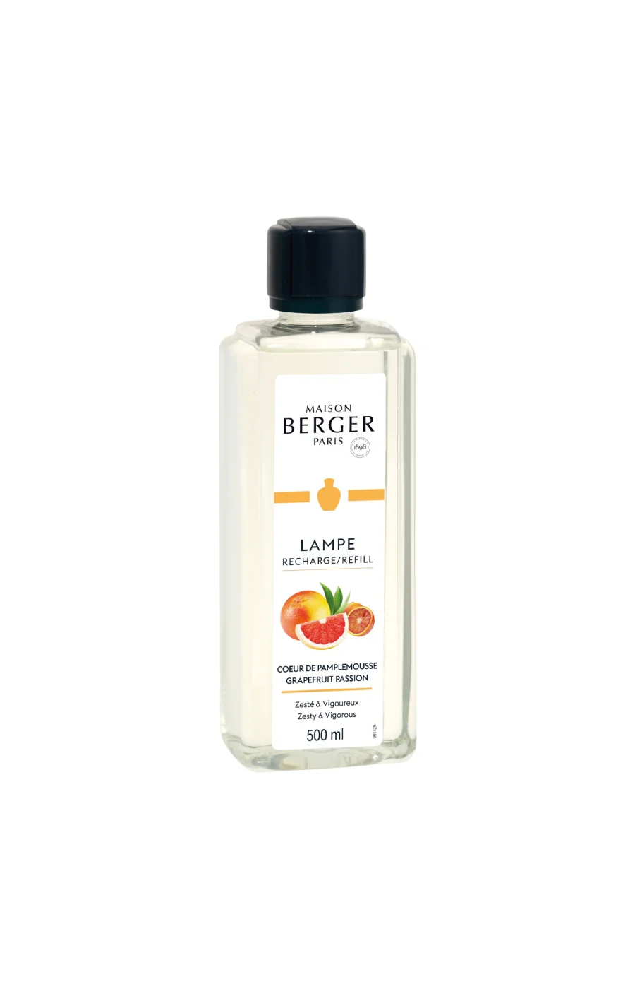 Recharge parfum pour lampe - Cœur de pamplemousse - 500 ml