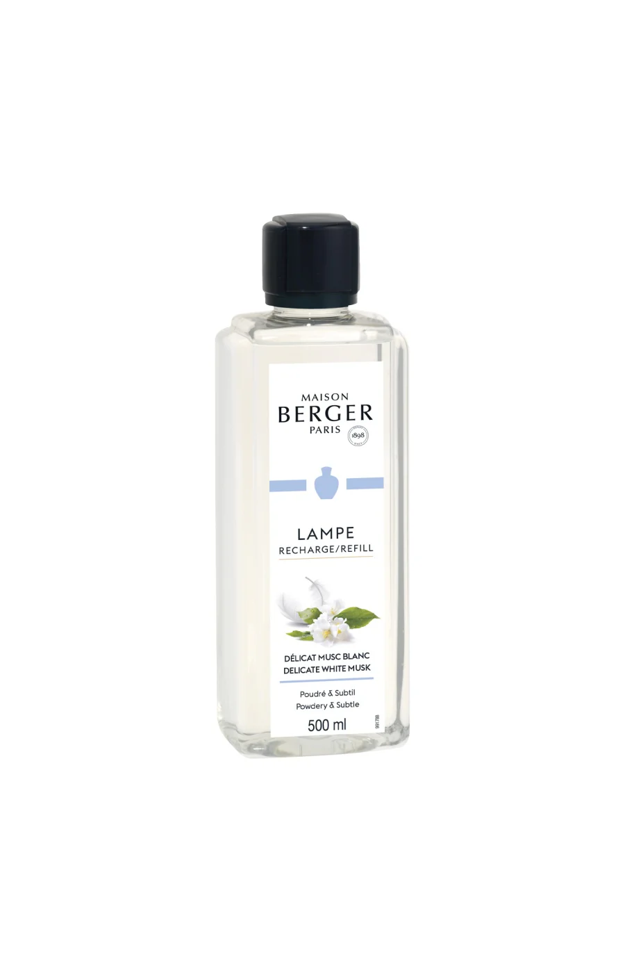 Recharge parfum pour lampe - Musc blanc - 500 ml
