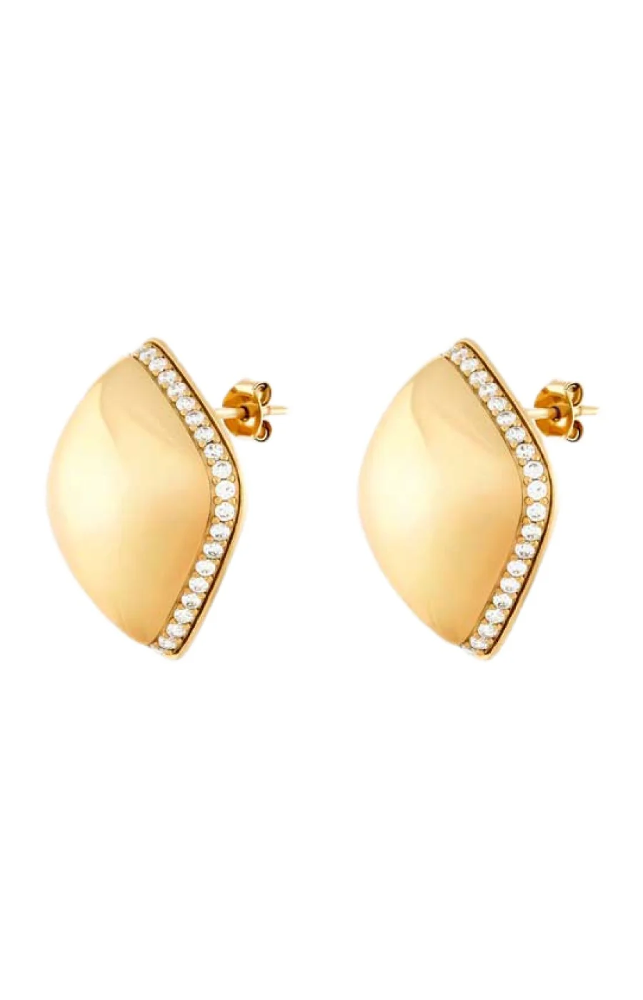 Boucles d'oreilles - Madeleine - Laiton doré à l'or fin - Image 2