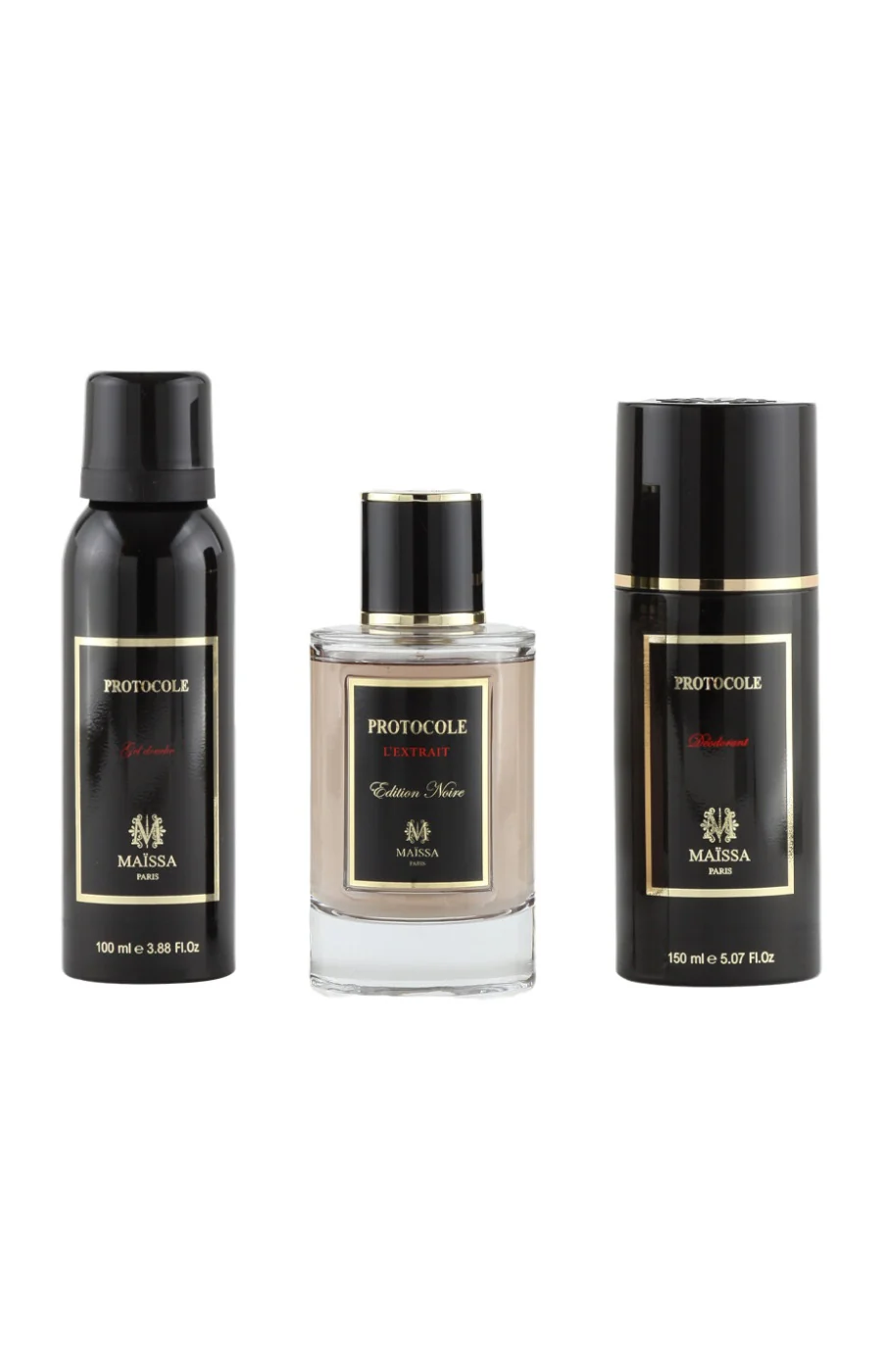 Coffret Protocole Eau de parfum 100 ml - Floral fruité - 3 produits