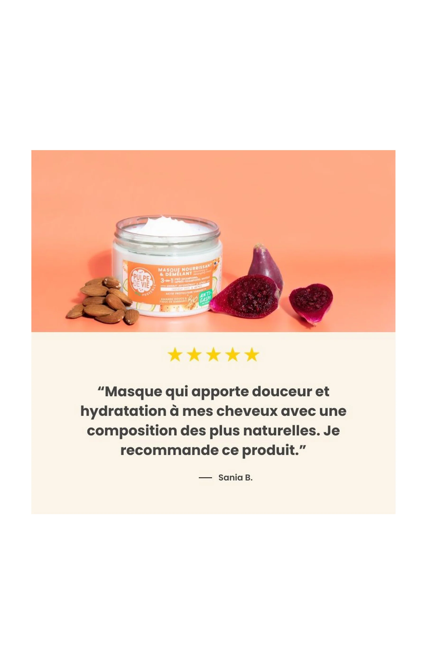 Masque capillaire 3-en-1 - Nourrissant & démêlant - 300 ml - Image 7