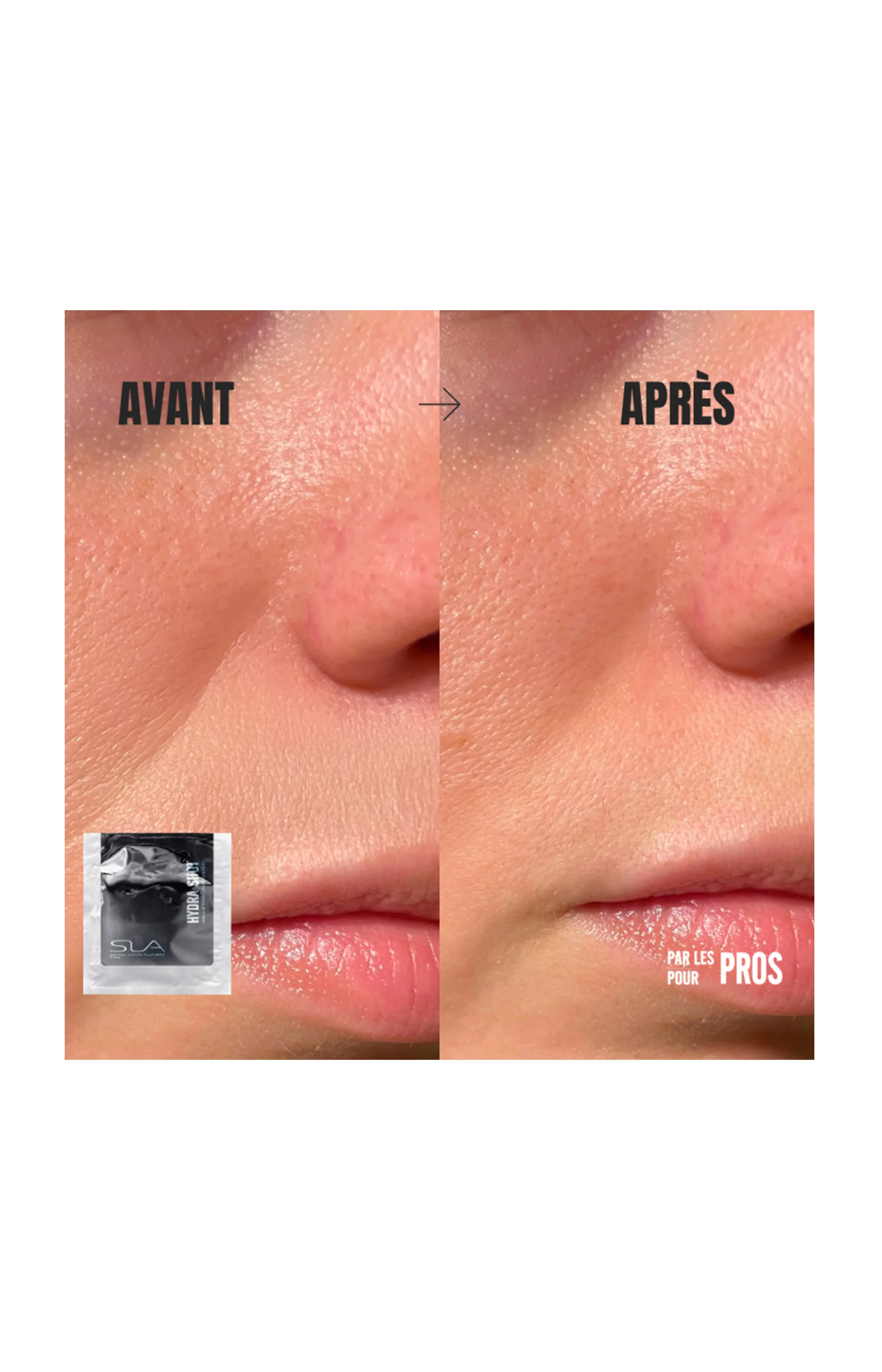Masque hydratant - Hydrashot - Collagène & Acide hyaluronique - 3 unités - Image 4