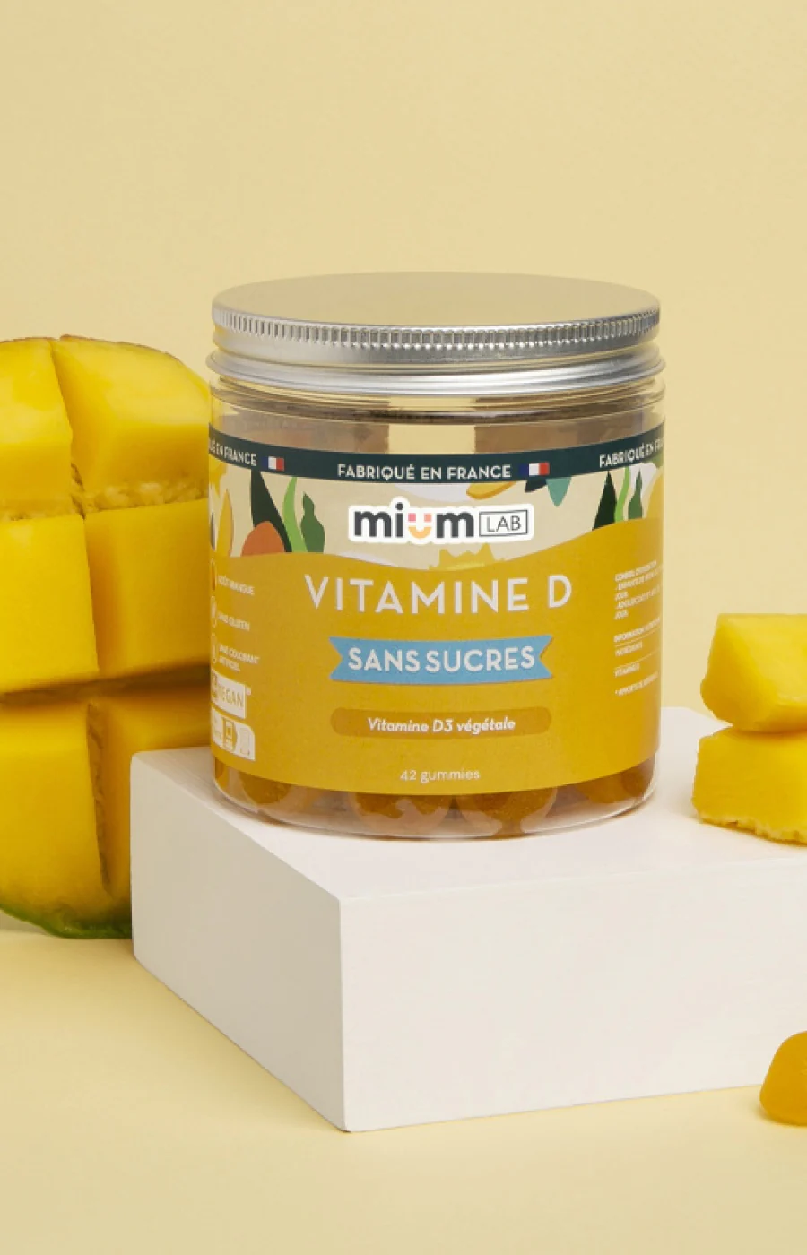 Cure gummies vitamine D - Mangue - Sans sucres - 2 mois - Image 2