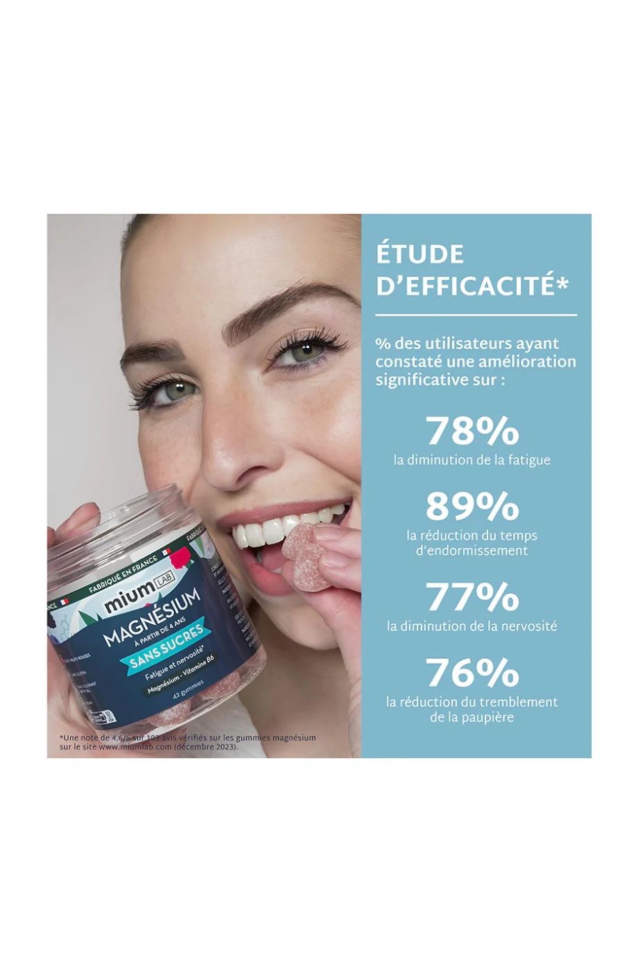 Gummies magnésium - Fruit rouges - Sans sucres - 21 jours - Image 2