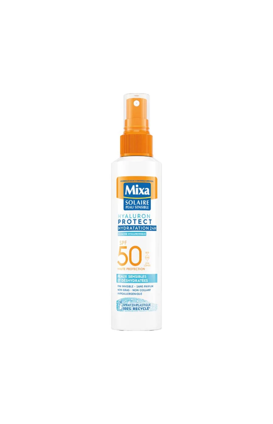 Crème solaire SPF 50+ - Hyaluron Protect - Peaux sensibles - 150 ml
