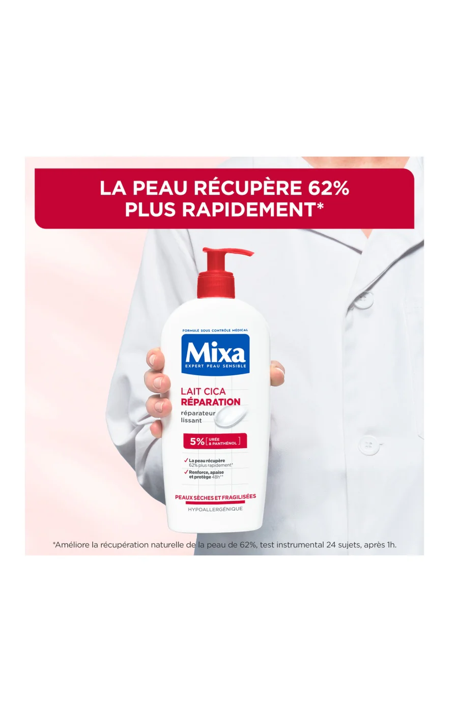 Lait réparateur lissant - Peaux sèches & fragilisées - 250 ml - Image 4