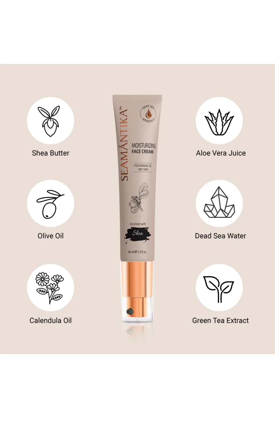 Crème nourrissante - Beurre de karité - Visage - 40 ml - Image 2
