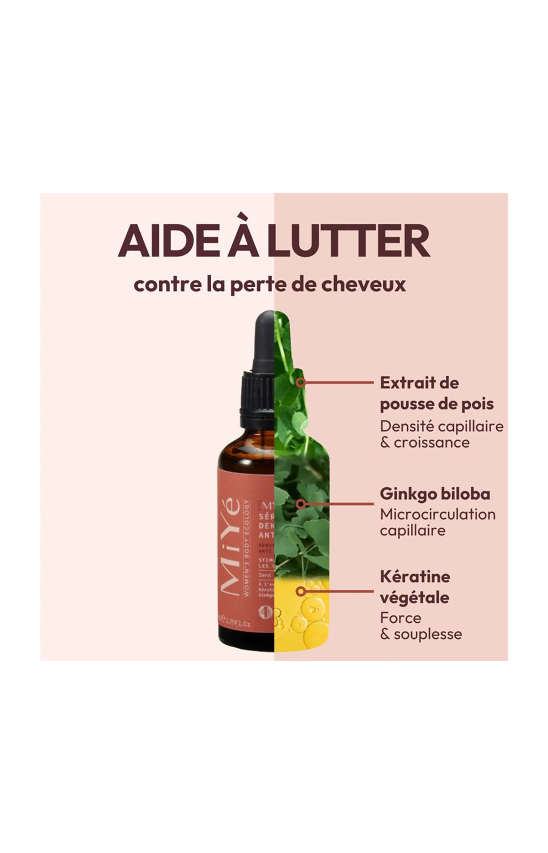 Sérum - Densifiant & anti-chute - Cheveux - 50 ml - Image 4