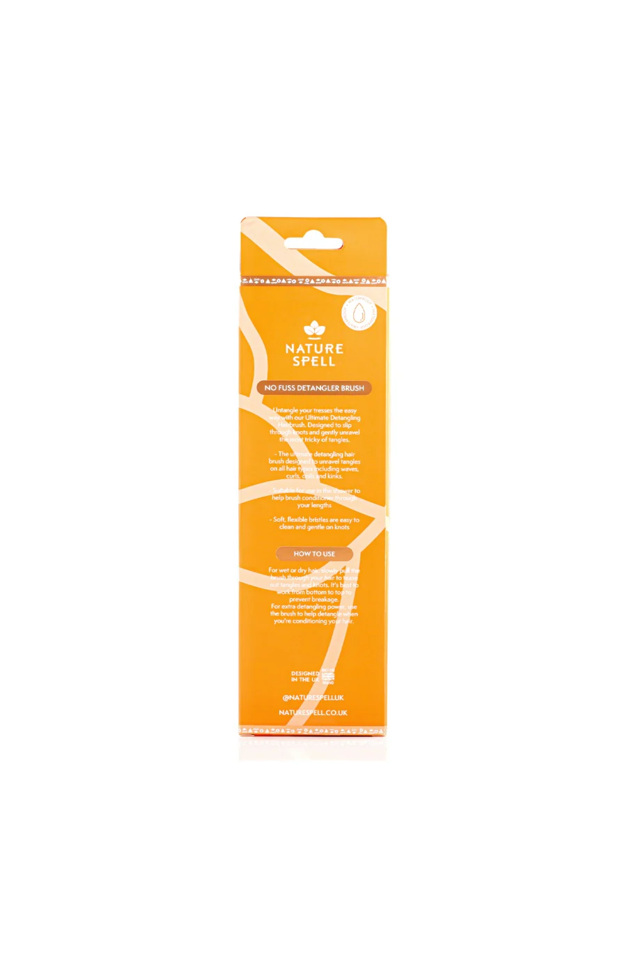 Brosse démêlante - No Fuss - Orange - Image 2
