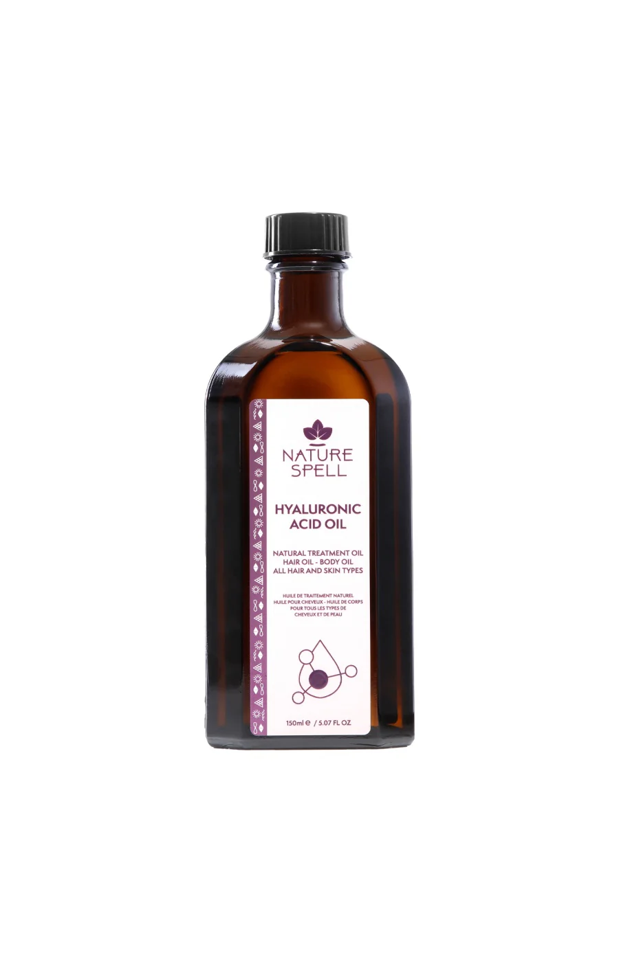 Huile hydratante - Acide hyaluronique - Corps & cheveux - 150 ml