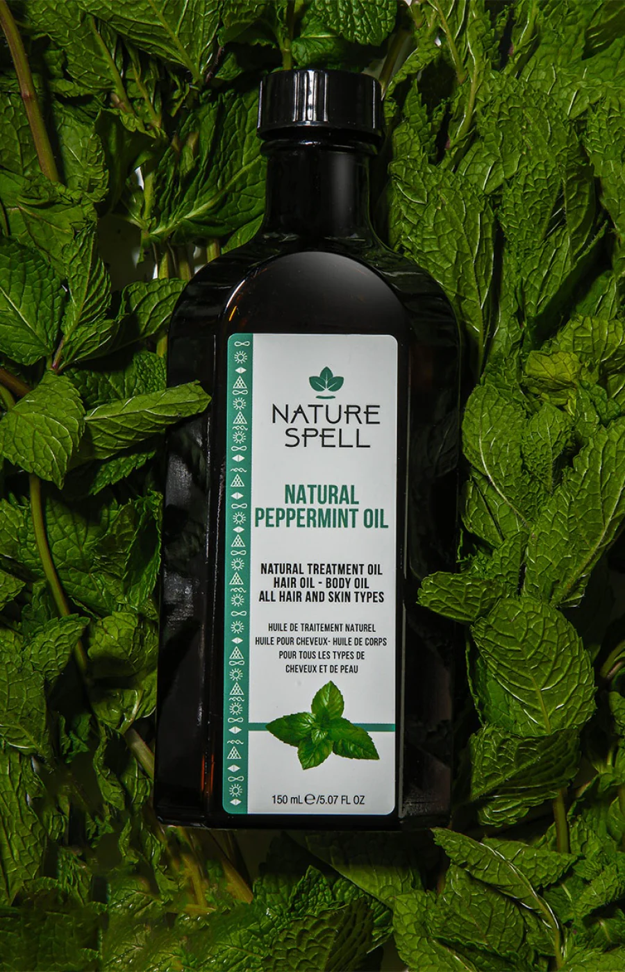 Huile menthe poivrée - Corps & cheveux - 150 ml - Image 2