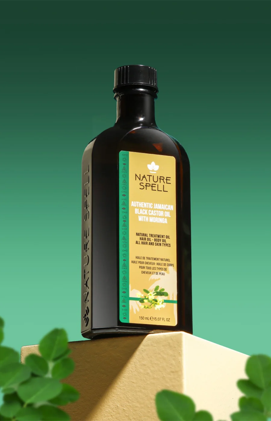 Huile ricin noir jamaïcain & moringa - Corps & cheveux - 150 ml - Image 2