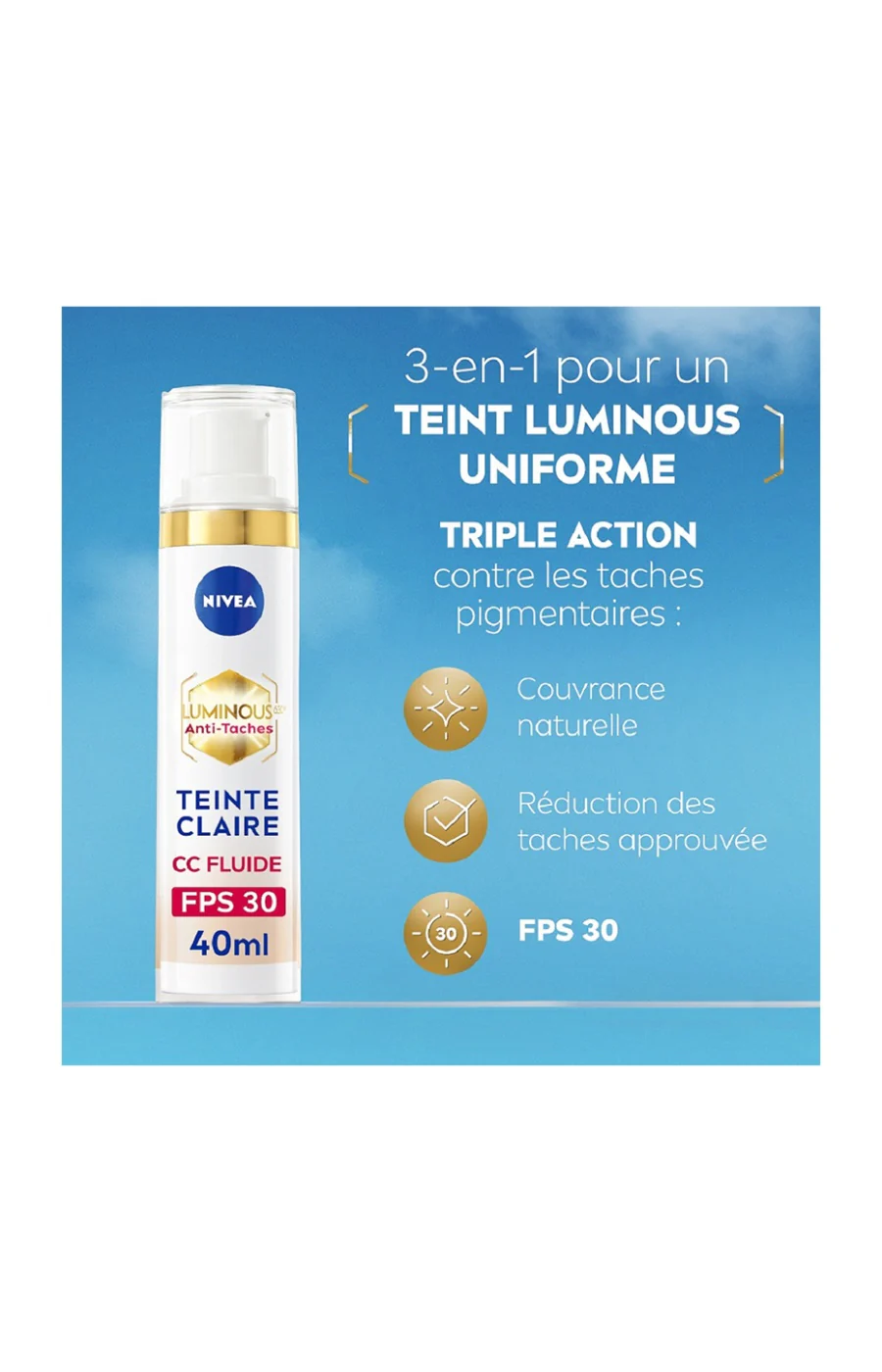 CC crème fluide SPF 30 - Clair - 40 ml - Image 5