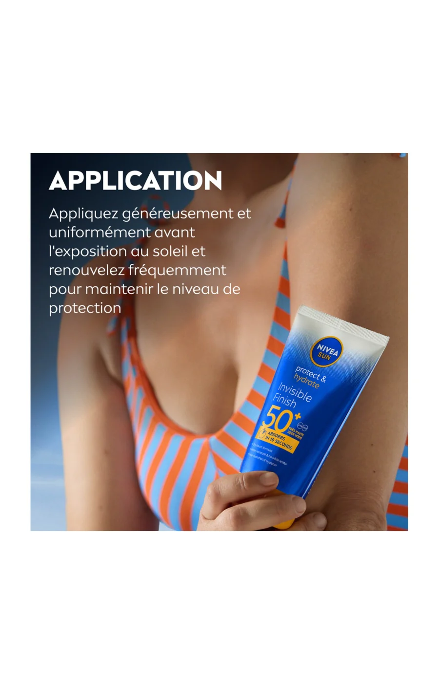 Crème solaire SPF 50+ - Invisible Finish - Visage & corps - 150 ml - Image 3