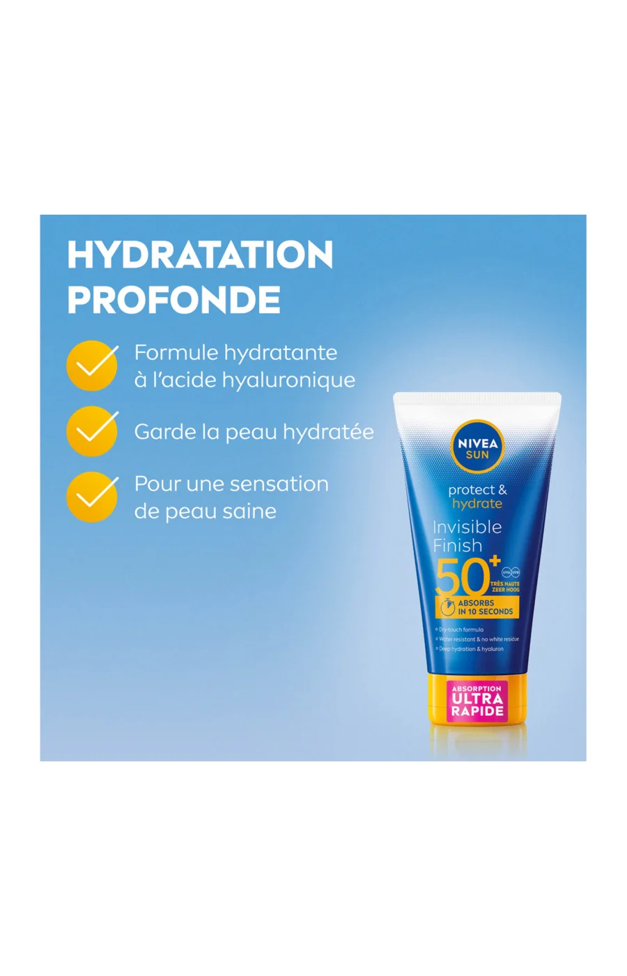 Crème solaire SPF 50+ - Invisible Finish - Visage & corps - 150 ml - Image 4