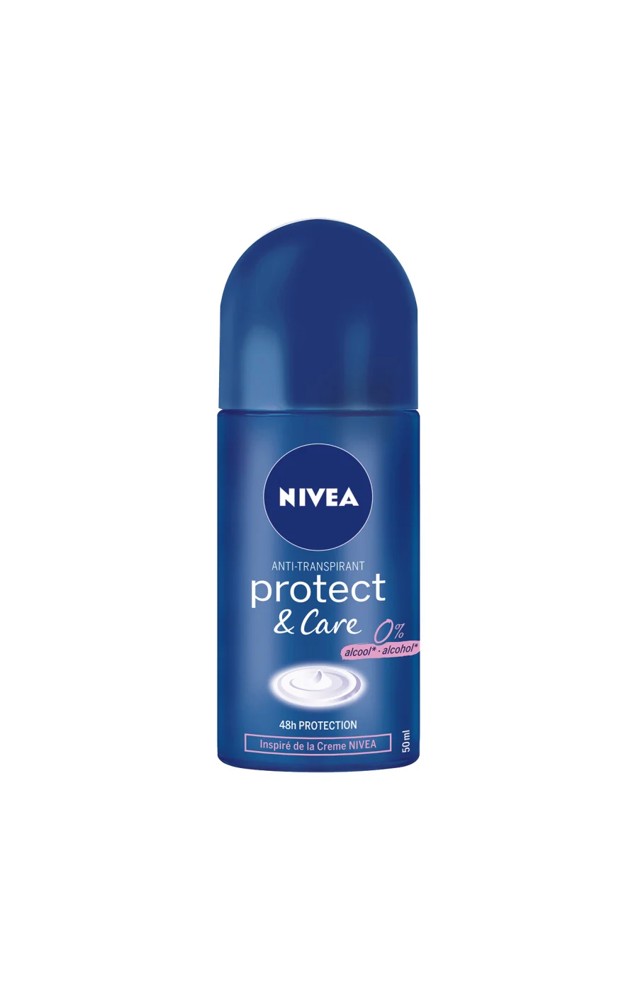Déodorant bille anti-transpirant 48h - Protect & Care - 2 x 50 ml