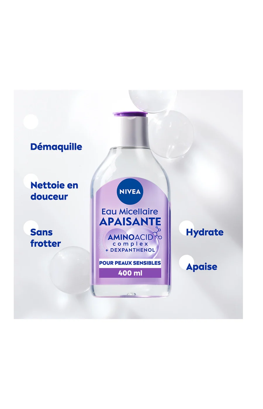 Eau micellaire démaquillante - MicellAir - Peaux sensibles - Image 4