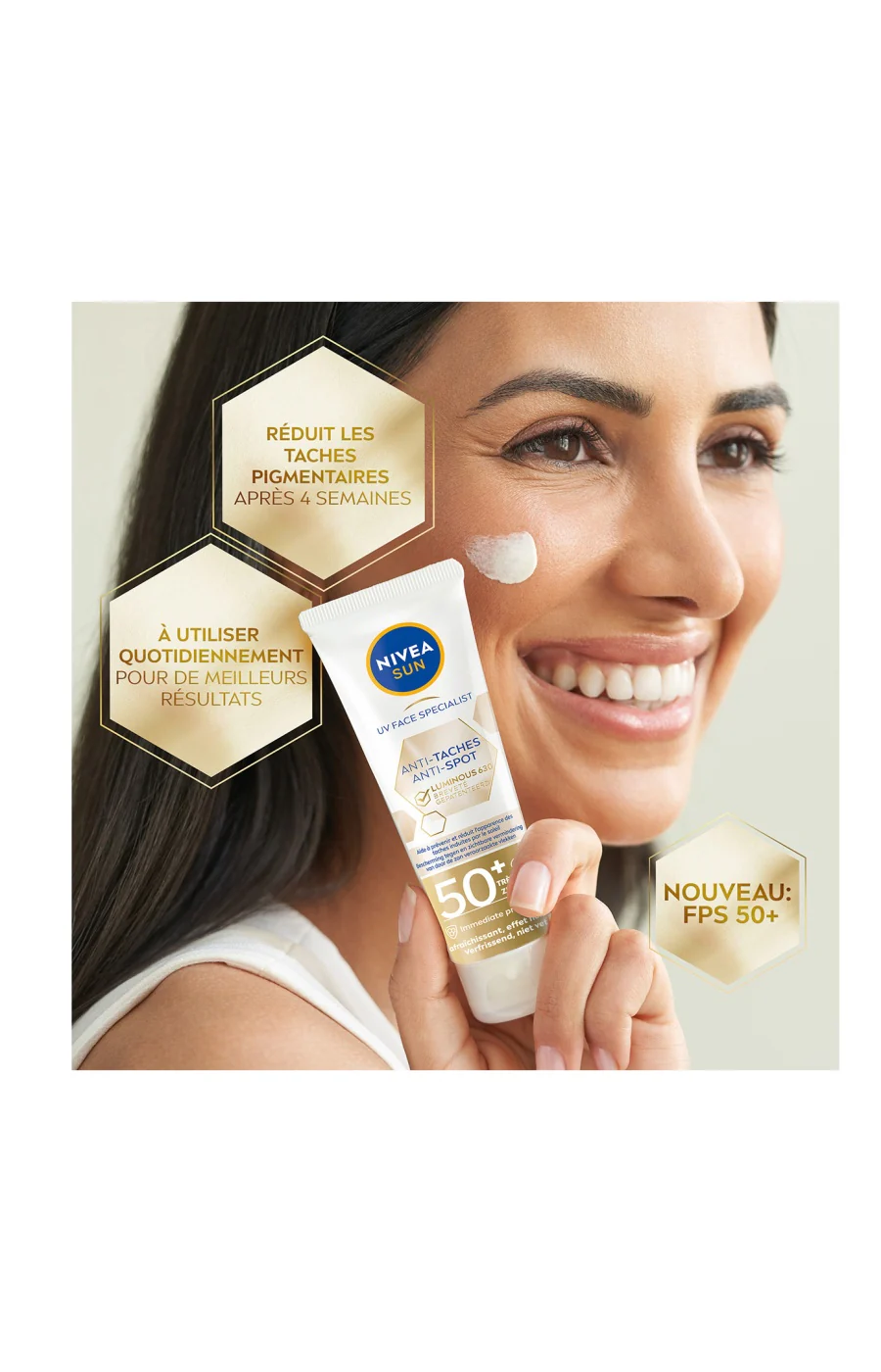 Fluide solaire anti-taches SPF 50+ - Luminous 630 - Visage - 40 ml - Image 5