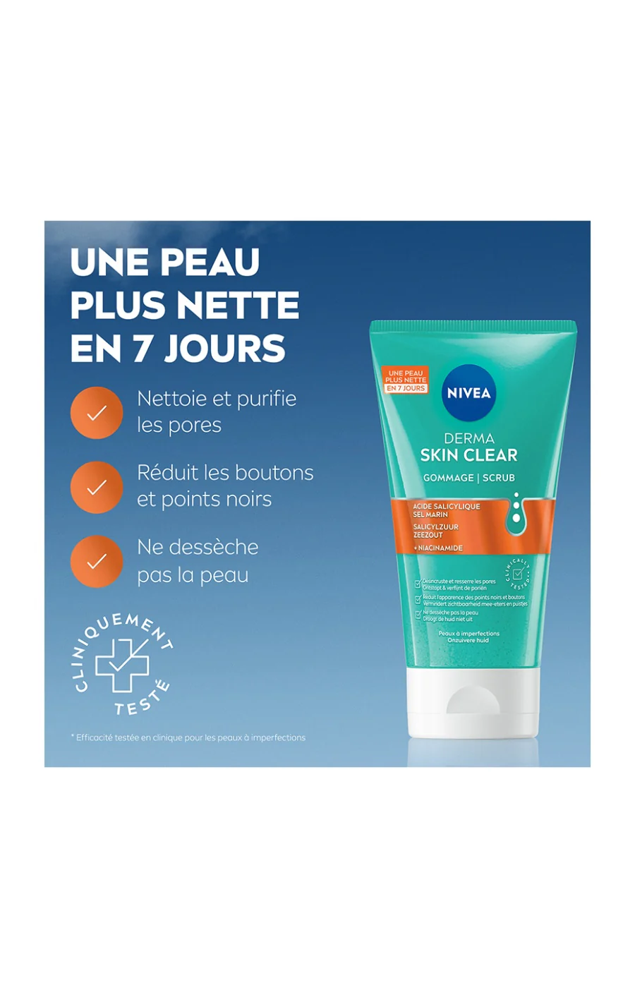 Gommage purifiant - Derma Skin Clear - Peaux à Imperfections - 150 ml - Image 4