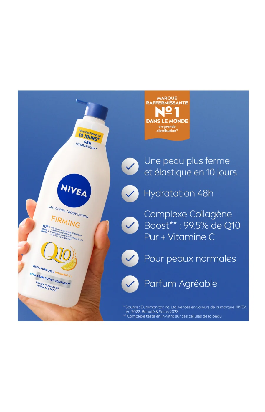 Lait corps fermeté - Q10 - Vitamines C - Peaux normales - 250 ml - Image 4