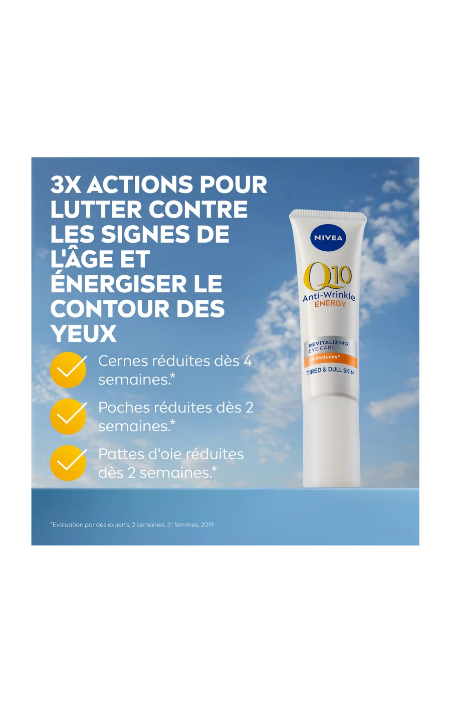 Soin contour des yeux - Q10 Energy - Vitamine C -  15ml - Image 5