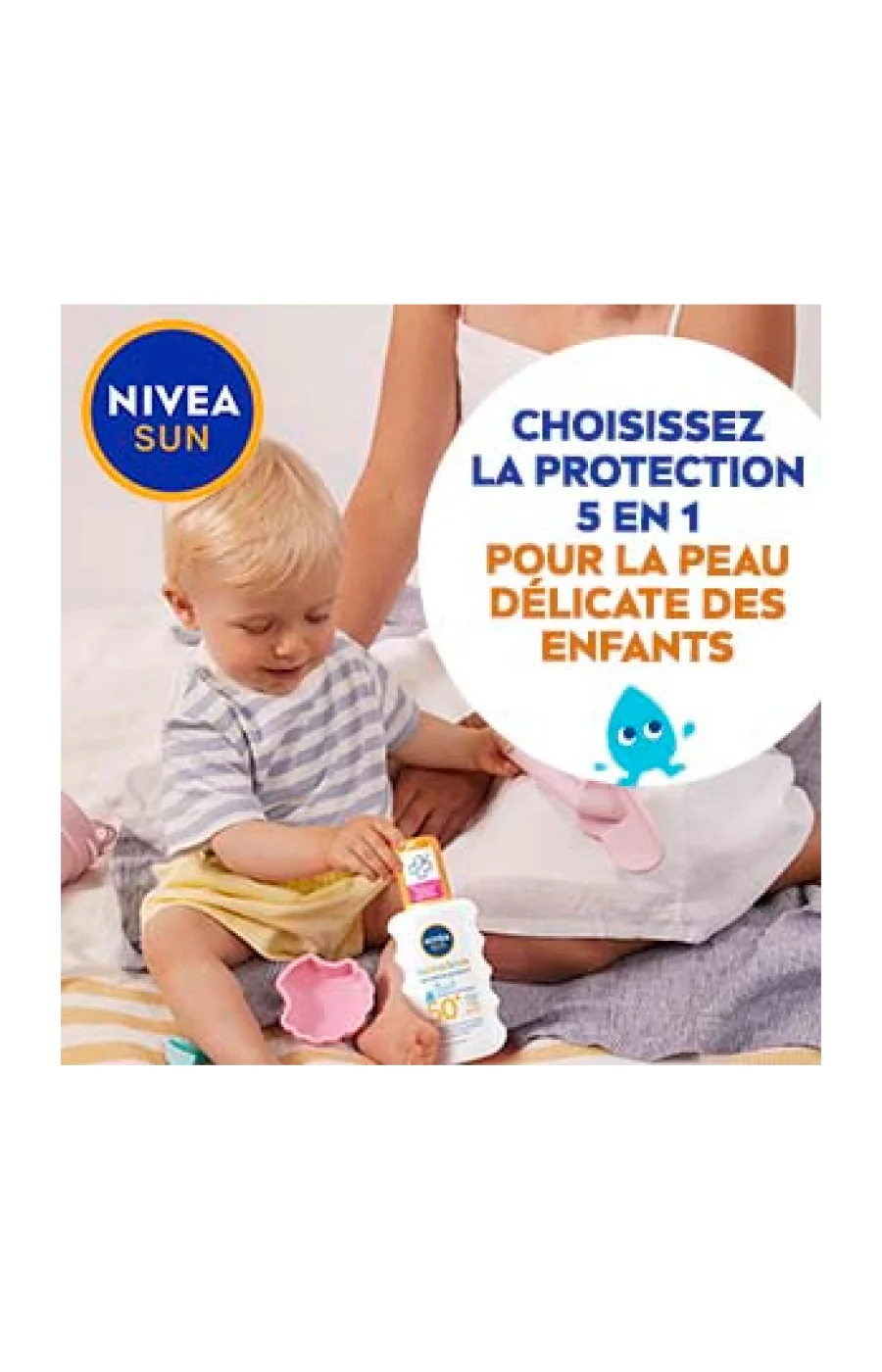 Spray protecteur SPF 50  - Protect & Play Sensitive - Enfant - 200 ml - Image 3