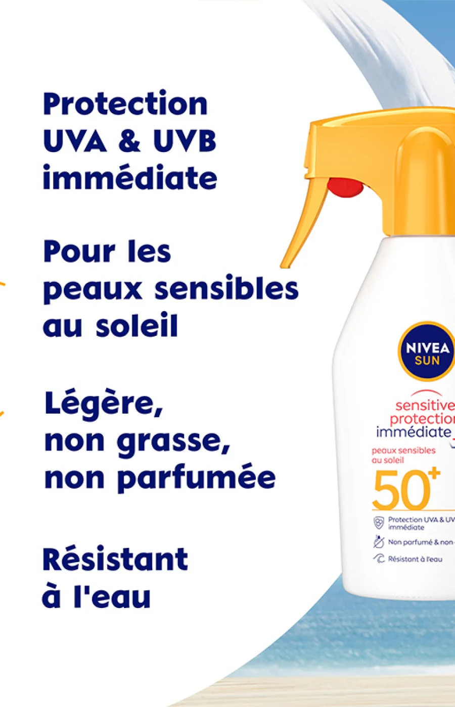 Spray protecteur SPF 50+ - Protection Sensitive Immediate Protect+ - 270 ml - Image 3