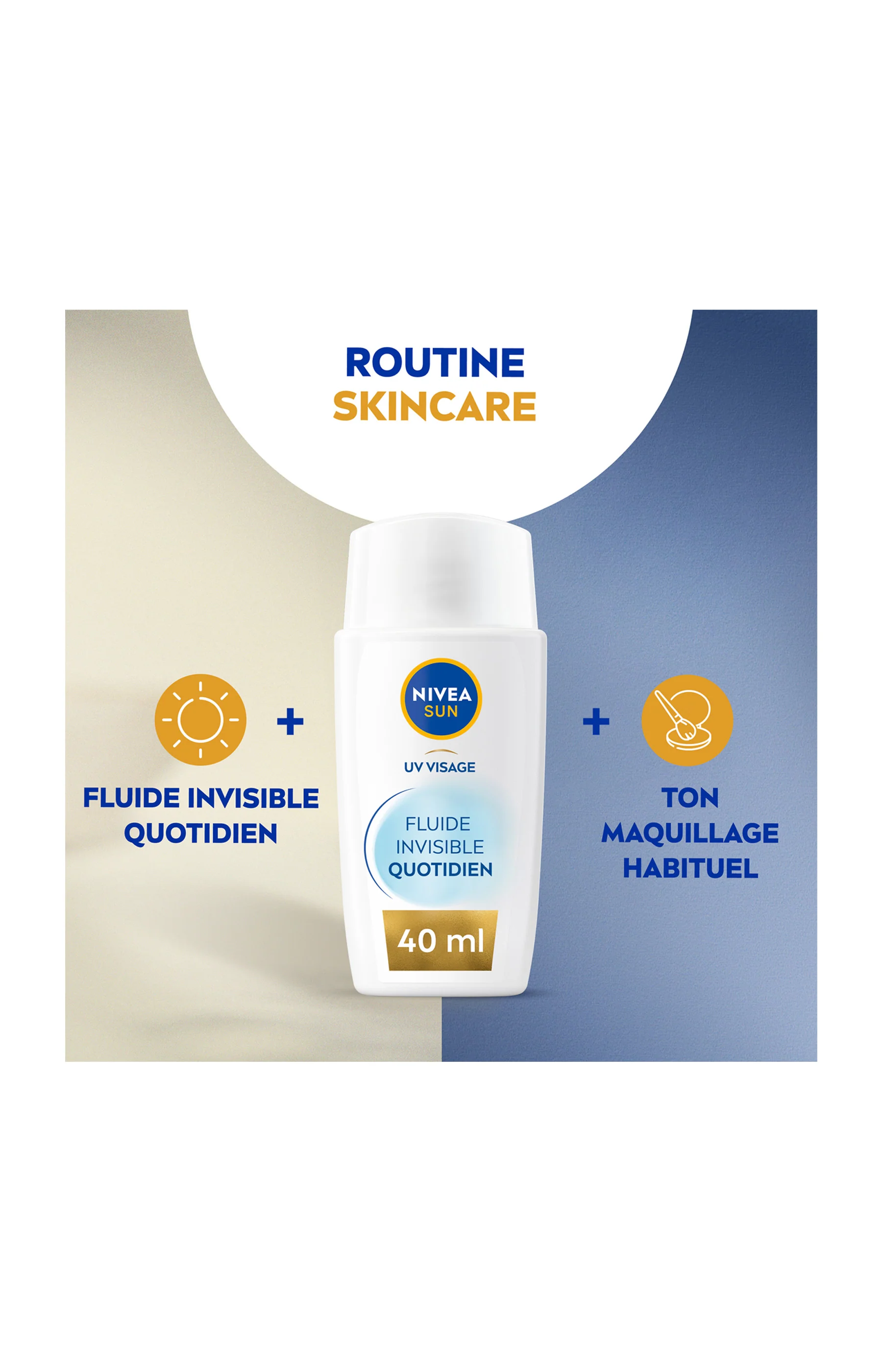 Fluide solaire invisible SPF 50+ - Visage - 40 ml - Image 4