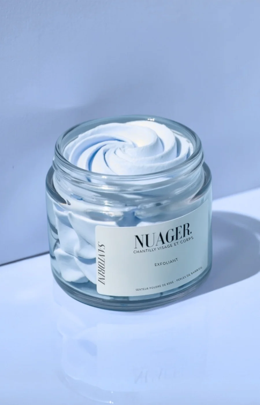 Chantilly exfoliante douce - Santorini - Bambou & poudre de bébé - 100 ml - Image 2