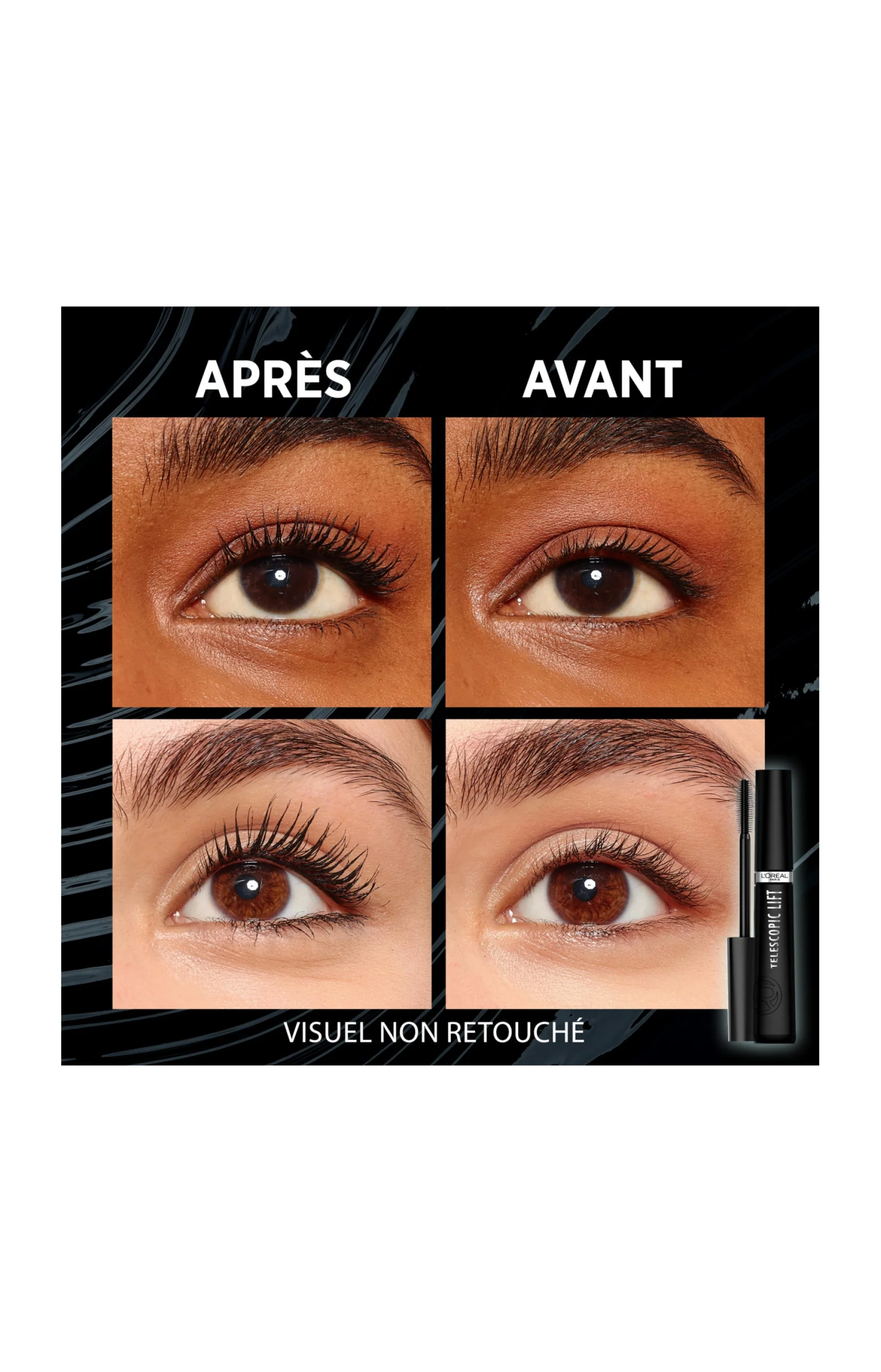 Trousse - Mascara Telescopic Lift & Liner Infaillible 36H Grip - Image 3
