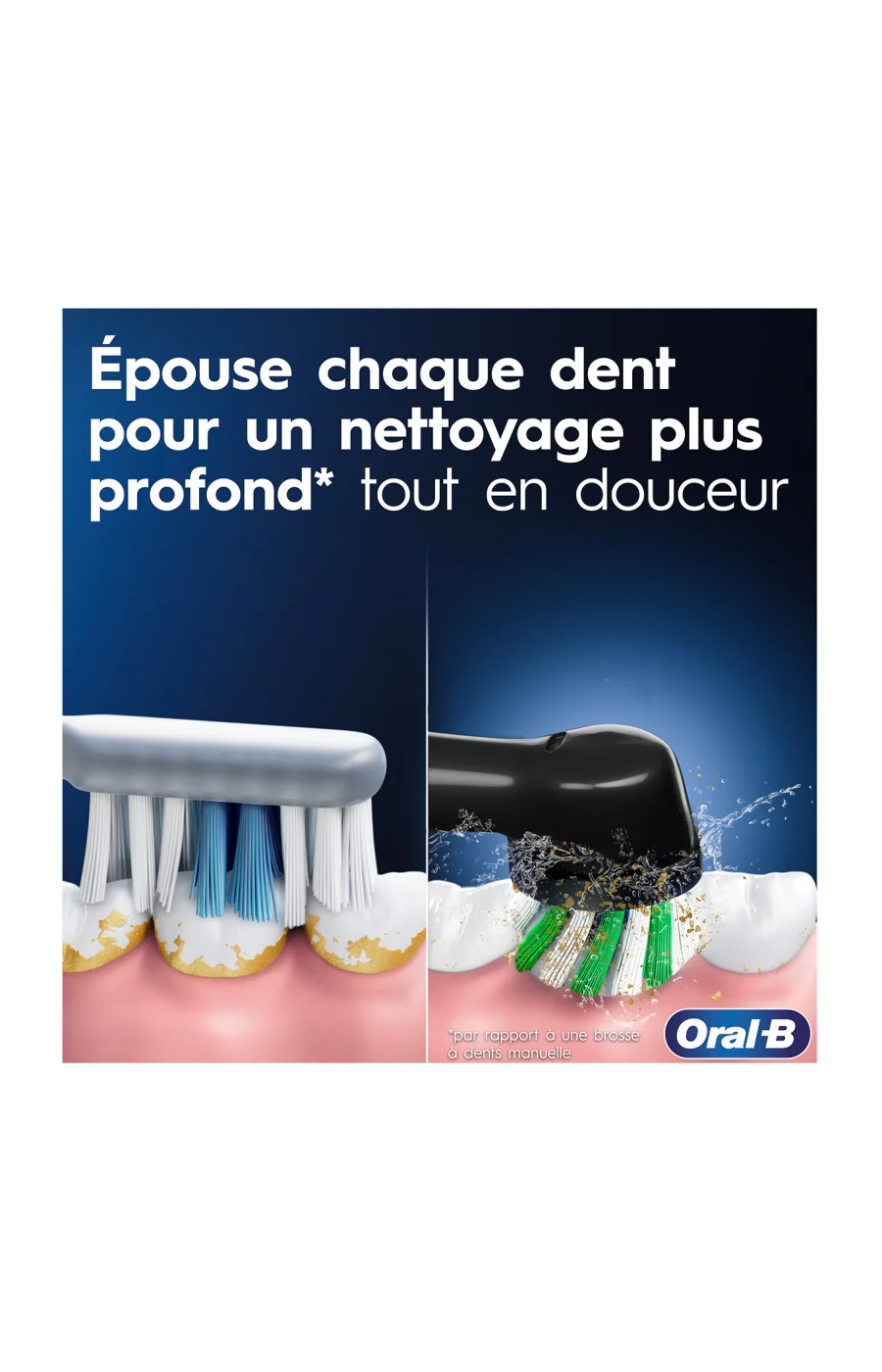 Brosse à dents électrique - Vitality Pro Clean - Noir - Image 5