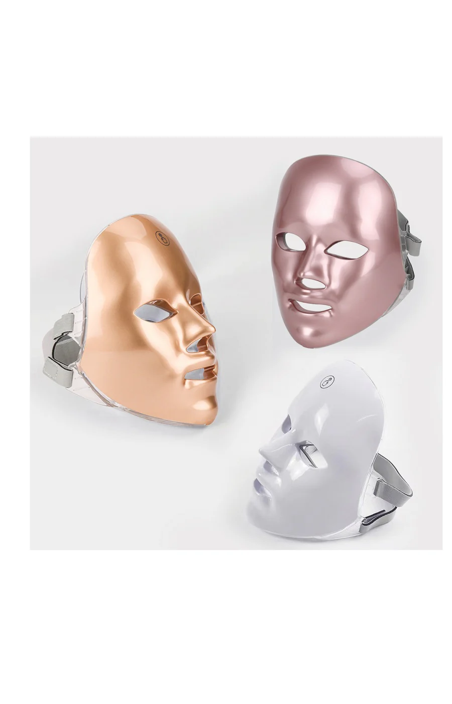 Masque chromothérapie LED tactile - 7 couleurs - Visage - Image 4