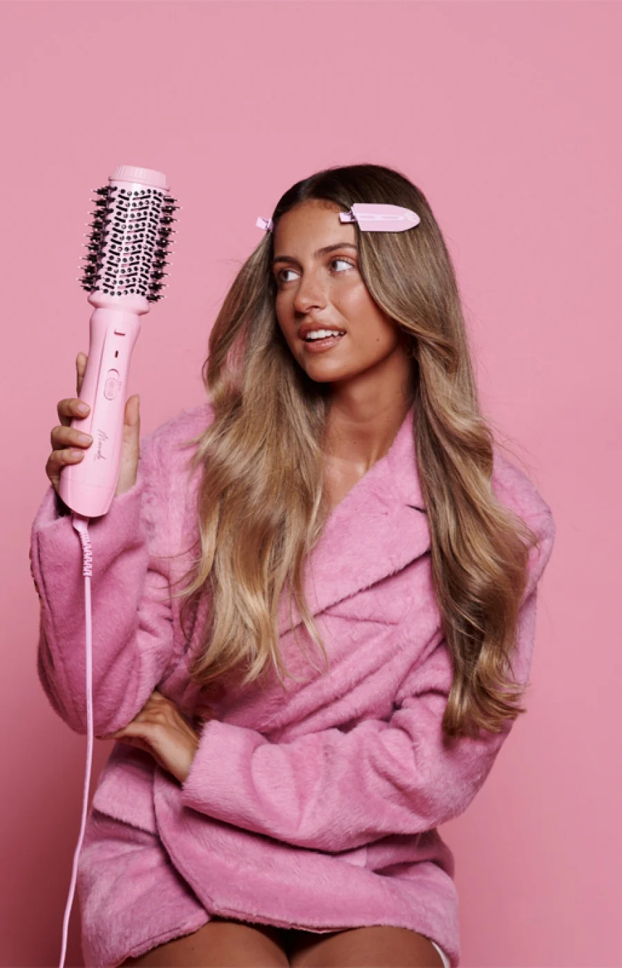 Brosse séchante ionique - Rose - Image 4