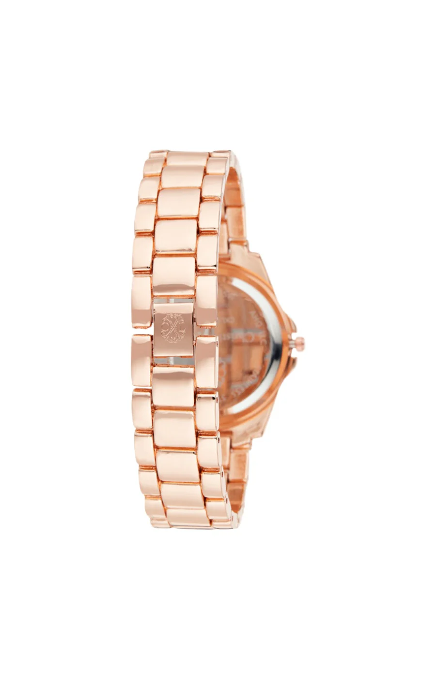 Montre à quartz en acier - Doré rose et argenté - Image 2