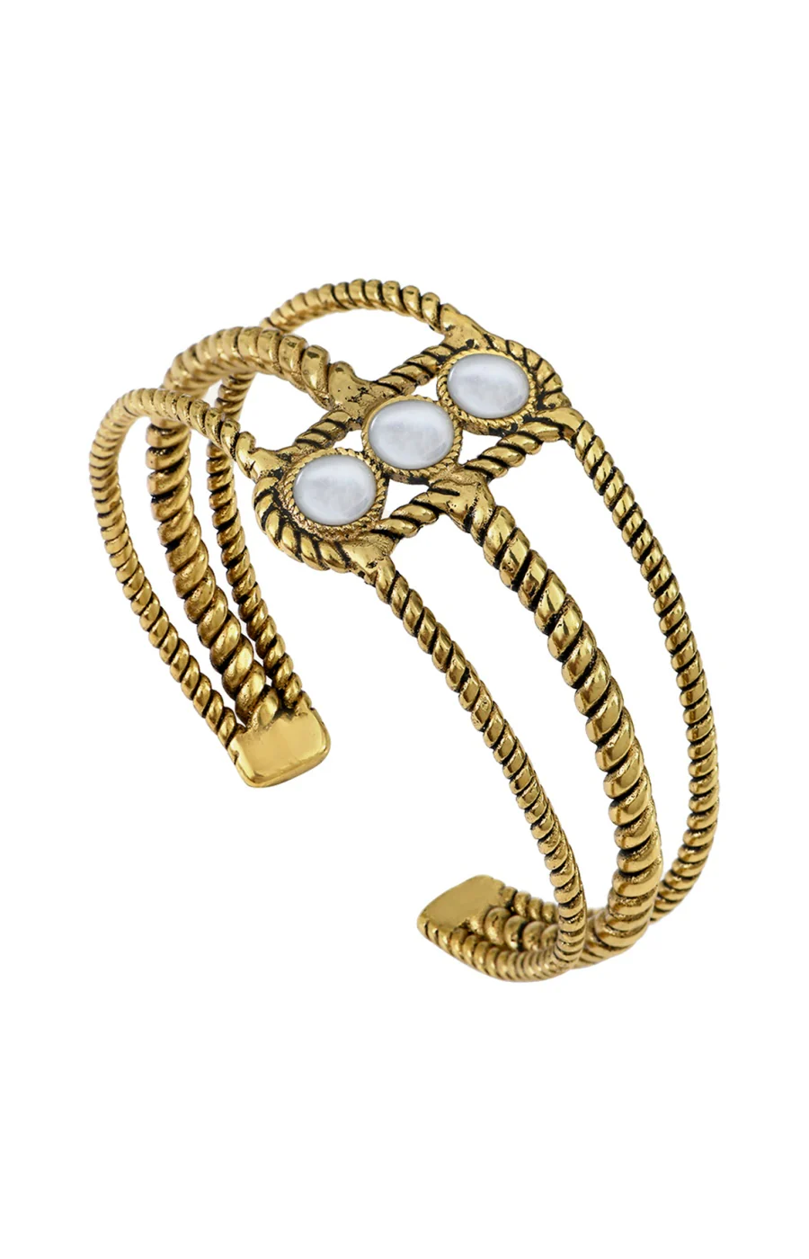Bracelet Arizona - Métal doré & nacre - Image 3