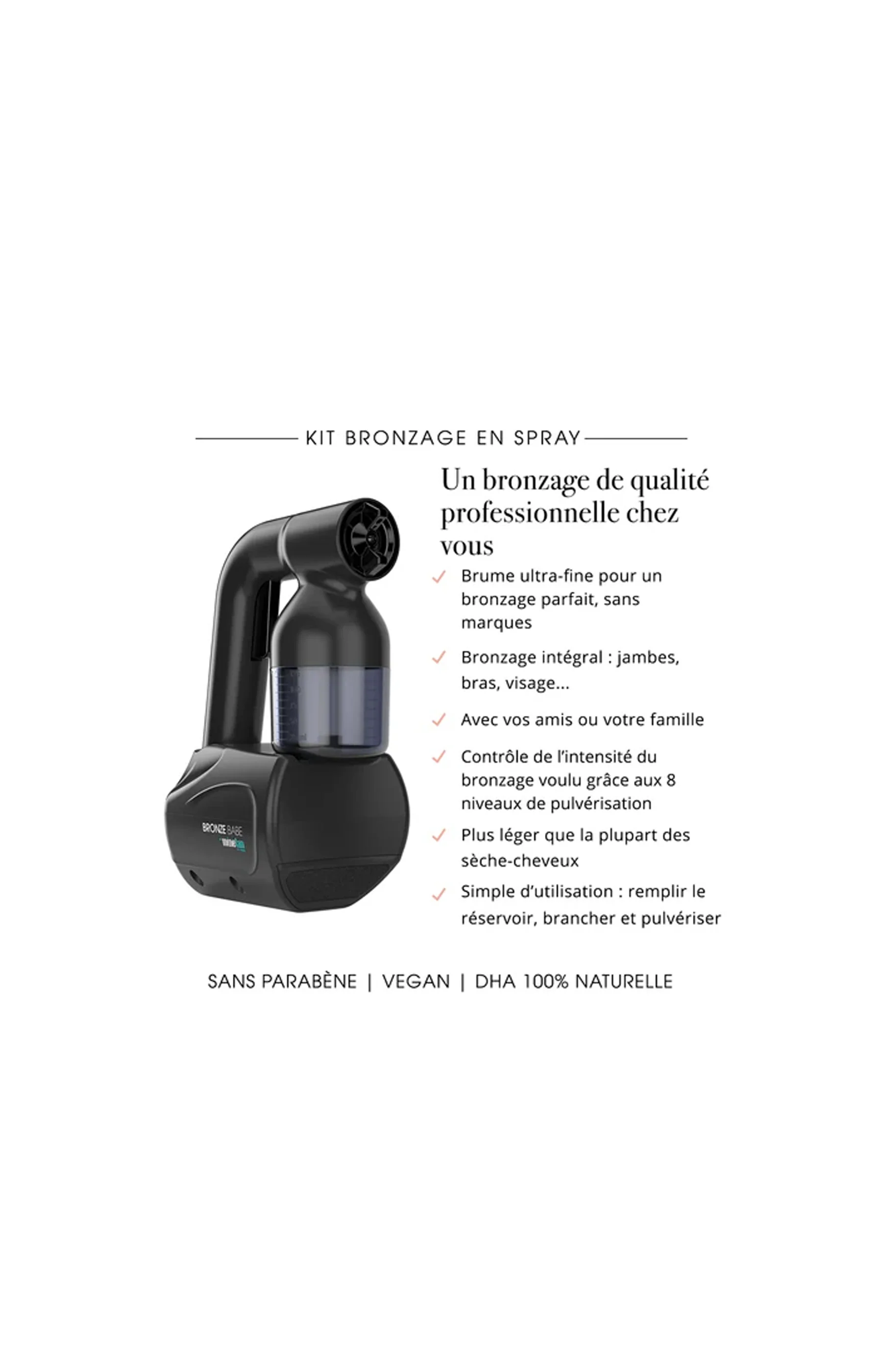 Kit de spray tan -  Personnel Bronze Babe - Image 2
