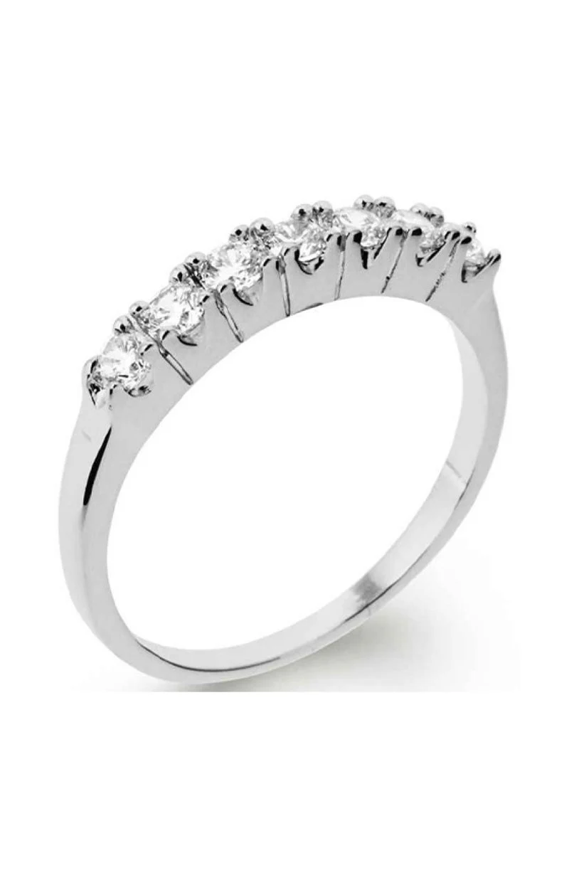 Bague - Argent 925/1000 rhodié & oxyde de zirconium - Image 2