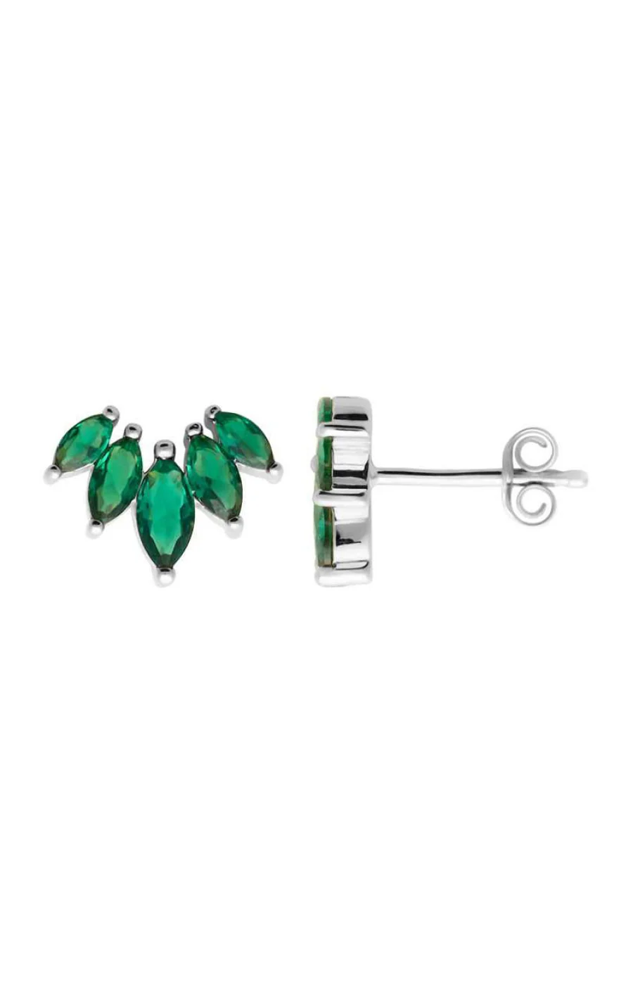 Boucles d'oreilles - Argent 925/1000 rhodié & oxyde de zirconium - Image 2