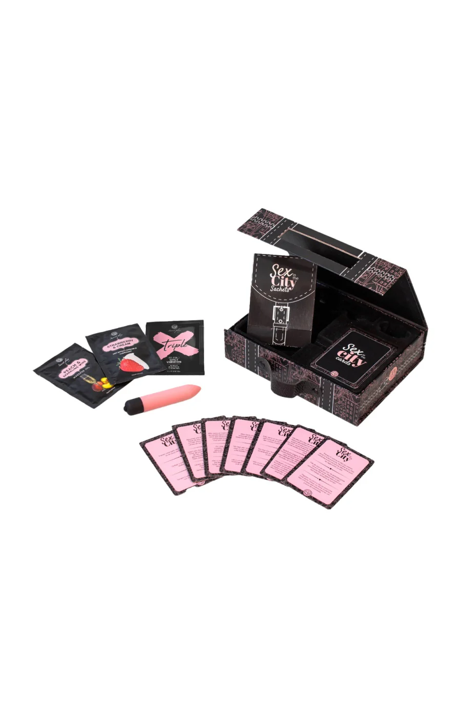 Coffert de jeux coquins - Sex in the City - 6 produits