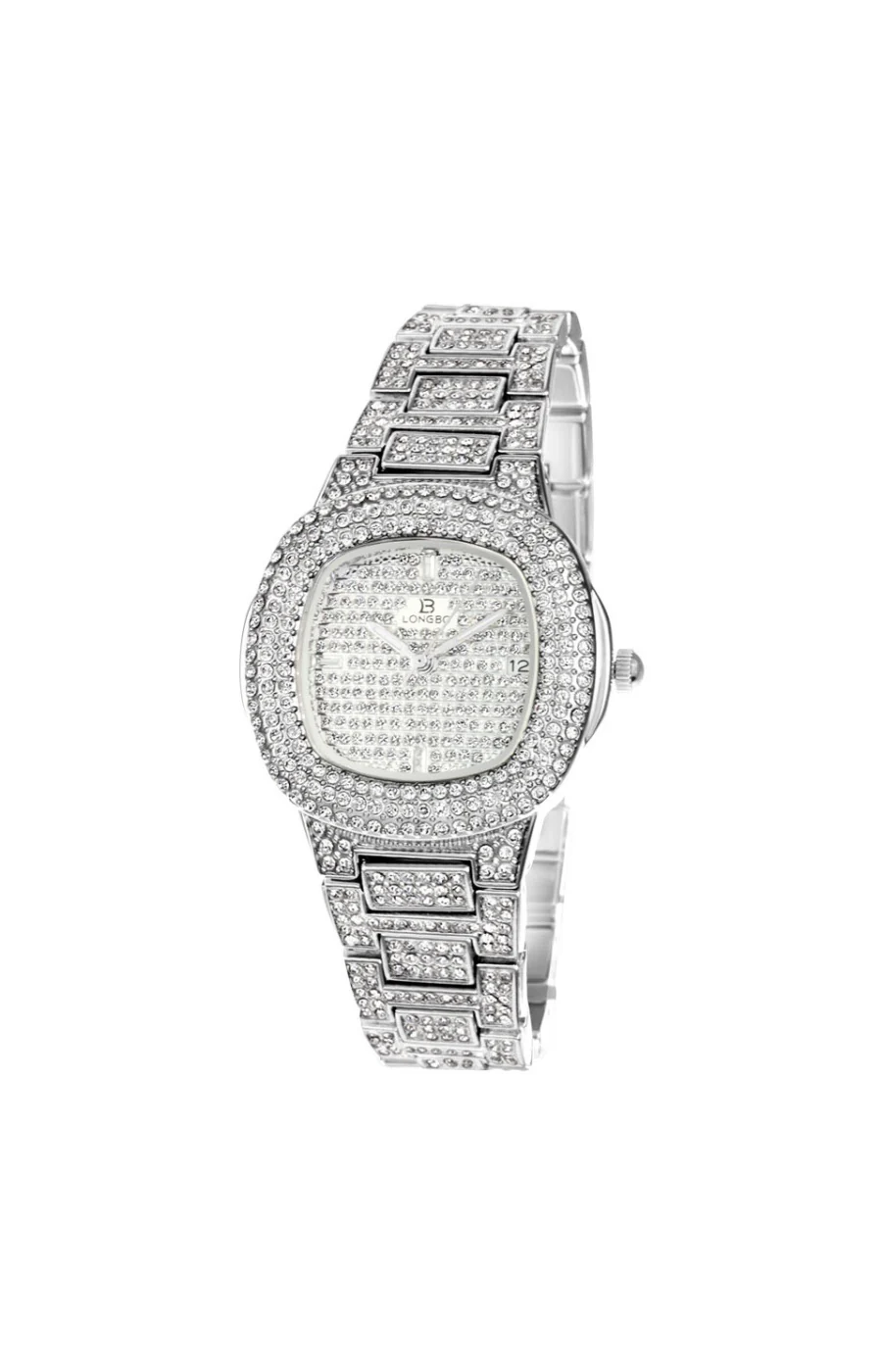 Montre élégante - Acier inoxydable & strass -35 mm
