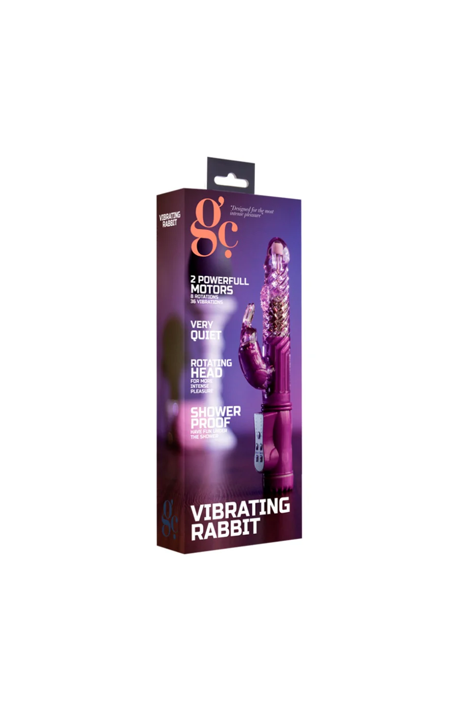 Vibromasseur - Rabbit - 6 modes - Violet - Image 2