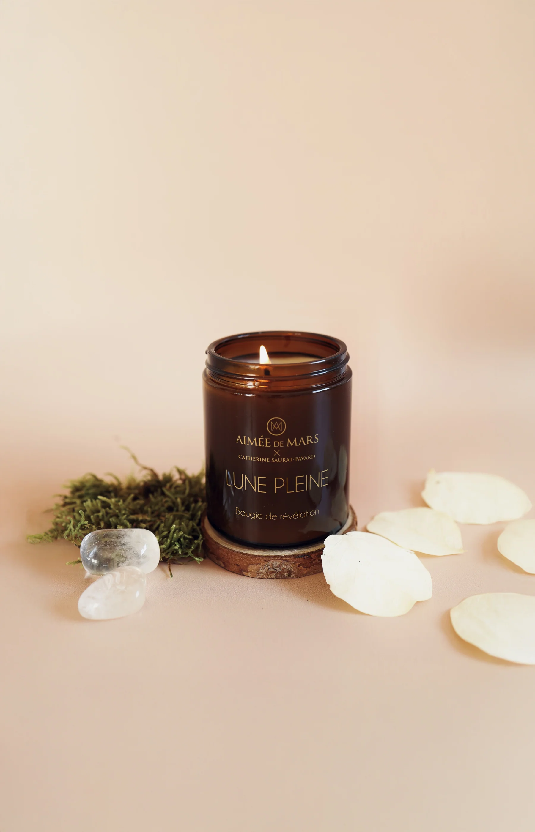 Bougie parfumée Lune Pleine – Lavande & Palo Santo – 150 g - Image 3